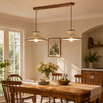 Bild in Gallery-Viewer laden, French Vintage Scalloped Ceramic Pendant Light 7