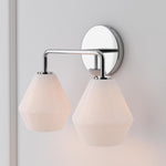 Load image into Gallery viewer, Merin Multi-Head Wall Lamp – Minimalist Metal & Glass Vanity Fixture