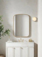 Load image into Gallery viewer, Cerova Porcelain Wall Sconce - Minimal Round Flush Mount Ceramic Light