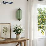 Charger l'image dans la visionneuse de galerie, Applique murale vintage en verre laiteux festonné Eloise - Éclairage d'appoint moderne pour salle de bain et chambre