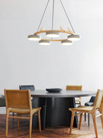 Load image into Gallery viewer, Modern Creative Colourful Circle Bird Chandelier