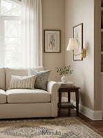 Load image into Gallery viewer, Fibura Fabric Wall Sconce – Elegant Wall Sconce for Bedroom and Hallaway Vintage Style