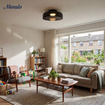 Cargar imagen en el visor de la Galería, Luz de techo empotrada de vidrio multicapa escultórica Verdoma Diseño moderno escandinavo para espacios de vida