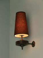Load image into Gallery viewer, Rowan Retro Fabric Shade Wall Sconce – Classic Fabric Lighting For Bedroom