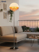 Charger l'image dans la visionneuse de galerie, Lampadaire Bauhaus en acrylique et verre Sunset pour salon – AFTERGLOW S3