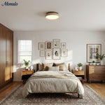 Load image into Gallery viewer, Travira Sculptural Travertine Ceiling Fixture - Soft Ambient Light for Bedroom Living Room or Entryway