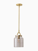 Load image into Gallery viewer, Hanton Nordic Metal Henry Pendant Light - Minimalist Glass And Metal Shade