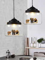 Load image into Gallery viewer, Creative Little Zoo Glass Pendant Light