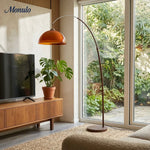 Cargar imagen en el visor de la Galería, Lámpara de pie de línea moderna y limpia Sunset Afterglow Luz minimalista para dormitorio y salón