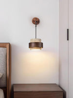 Load image into Gallery viewer, Cylindrical Modern Design Travertine Wall Lamp
