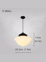 Load image into Gallery viewer, Vintage Art Deco Milk Glass Pendant Light