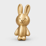 Cargar imagen en el visor de la Galería, Brass rabbit 55 mm cabinet knob front view