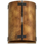 Load image into Gallery viewer, Rustivon Curved Wall Sconce - Vintage Metal Light for Bedroom