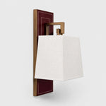 Cargar imagen en el visor de la Galería, sku white background - fabric shade wall sconce