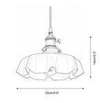 Load image into Gallery viewer, Skirted Ripple Pendant Lamp