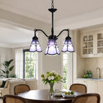 Cargar imagen en el visor de la Galería, Blue purple chandelier scene view