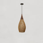 Load image into Gallery viewer, Harp Braided Rattan Pendant Lamp
