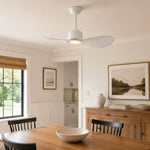 Bild in Gallery-Viewer laden, White finish dining room scene