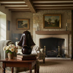 Cargar imagen en el visor de la Galería, Lámpara de mesa de cristal escultórico Bellina: iluminación moderna y minimalista para salón o dormitorio