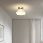 Bild in Gallery-Viewer laden, Blossom Glow Mid-Century Keramik Deckenleuchte