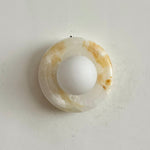 Bild in Gallery-Viewer laden, Orli White Jade Wandleuchte