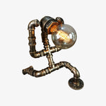 Charger l'image dans la visionneuse de galerie, Aini retro industrial pipe table lamp