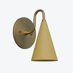 Load image into Gallery viewer, Curved Metal Shade Sconce Vintage Style Wall Light - Entryway Stairwell Lighting