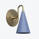 Load image into Gallery viewer, Curved Metal Shade Sconce Vintage Style Wall Light - Entryway Stairwell Lighting