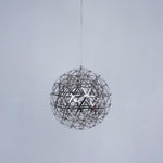 Load image into Gallery viewer, Silver Spark Ball Pendant Light