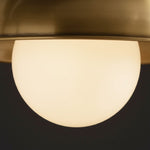 Cargar imagen en el visor de la Galería, Lámpara de pared moderna industrial Cordax: vidrio opalino suave con brillo para pasillo o dormitorio