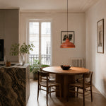 Cargar imagen en el visor de la Galería, Terracotta resin pendant light in room setting