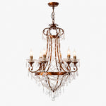 Load image into Gallery viewer, Cascading Crystal Basket Grand Chandelier