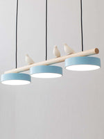 Load image into Gallery viewer, Sienna Bird Pendant Lamp - Wood Design for Scandinavian Kitchen Islands