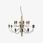 Bild in Gallery-Viewer laden, Tendrila Zeitgenössischer Mehrfachleuchter – Industrieinspirierte Metallaufhängung für Aufenthaltsräume N01