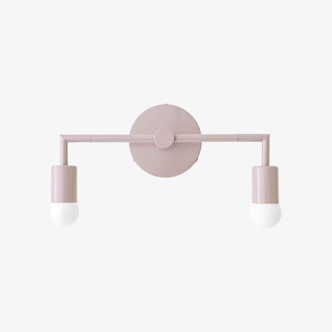 Mobilux Line Modern Colorful Double Wall Sconce for Bedroom, Bathroom and Living Room
