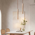 Load image into Gallery viewer, Japanese Wabi Sabi Yellow Travertine Cylinder 1-Light Pendant Light M13