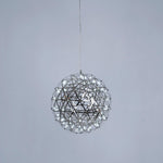 Load image into Gallery viewer, Silver Spark Ball Pendant Light