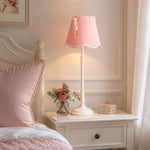 Load image into Gallery viewer, French Country Fabric Metal Table Lamp