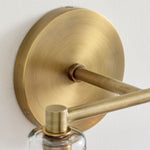 Bild in Gallery-Viewer laden, Glavira Recycelte Glas Wandlampe - Modernes Badezimmer Waschtischlicht