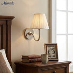 Load image into Gallery viewer, Luvora Fabric Shade Wall Sconce with Drum Shade - Classic Pleated Sconce Light