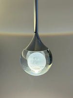 Load image into Gallery viewer, Moon Clear Glass Ball Pendant Light