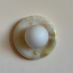 Bild in Gallery-Viewer laden, Orli White Jade Wandleuchte