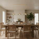 Charger l'image dans la visionneuse de galerie, Suspension en résine en forme d'onde Resinova - Résine métallique moderne pour salles à manger et cuisines