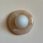 Bild in Gallery-Viewer laden, Orli White Jade Wandleuchte