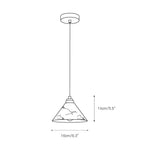 Load image into Gallery viewer, Conical Brass Pendant Lamp