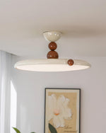 Load image into Gallery viewer, Round Flying Disc Ceiling Light - Retro Style Metal Acrylic