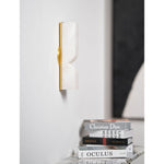 Cargar imagen en el visor de la Galería, Lámpara de Pared Rectangular Moderna de Alabastro – Aplique Minimalista para Dormitorio, Pasillo y Sala