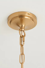 Cargar imagen en el visor de la Galería, Lámpara colgante Elumina con pantalla de seda plisada elegante – Lámpara colgante de estilo Mid-Century para comedor