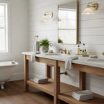 Cargar imagen en el visor de la Galería, Aplique de pared Aurenza con brazo curvo y forma de globo: lámpara de pared industrial moderna para baño, dormitorio y pasillo.