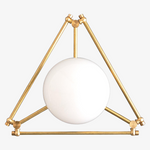Charger l'image dans la visionneuse de galerie, Plafonnier géométrique en verre Glorica d'inspiration Art déco – Abat-jour géométrique moderne en verre pour chambre et salon